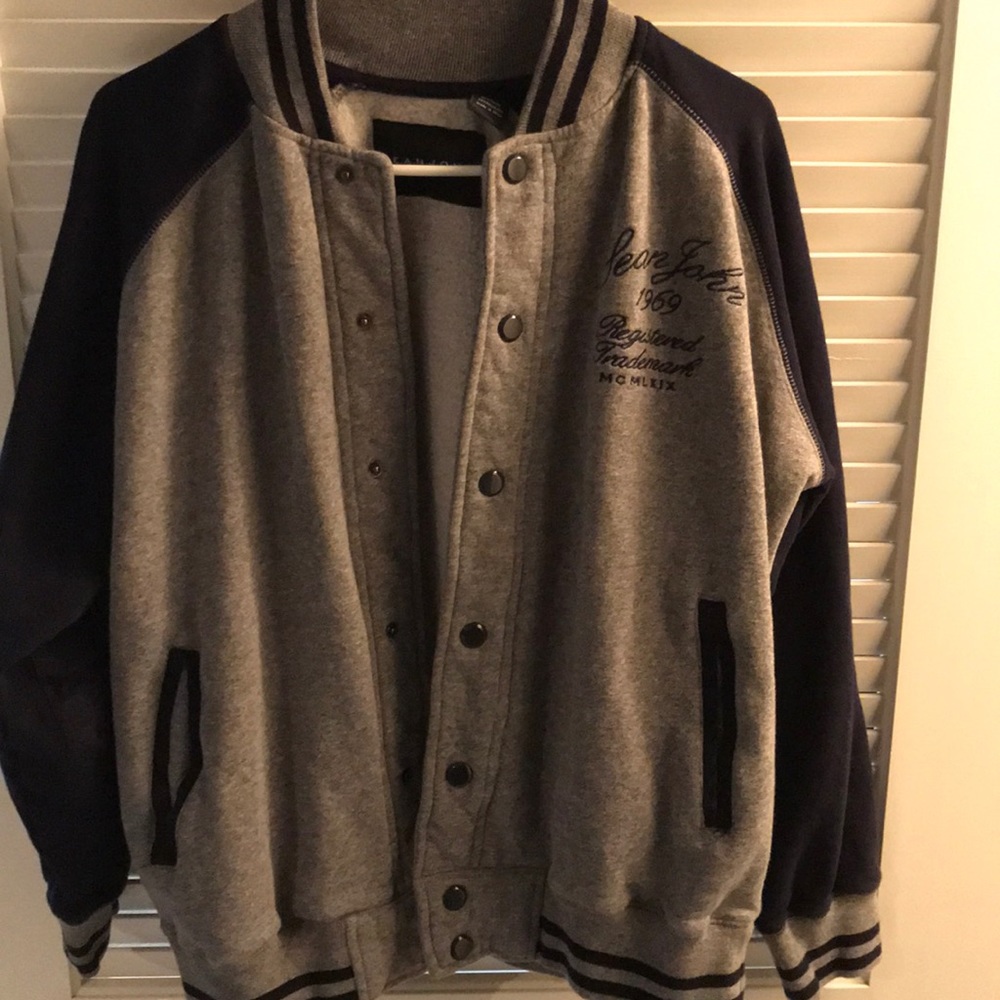Sean John large men’s gray bomber jacket